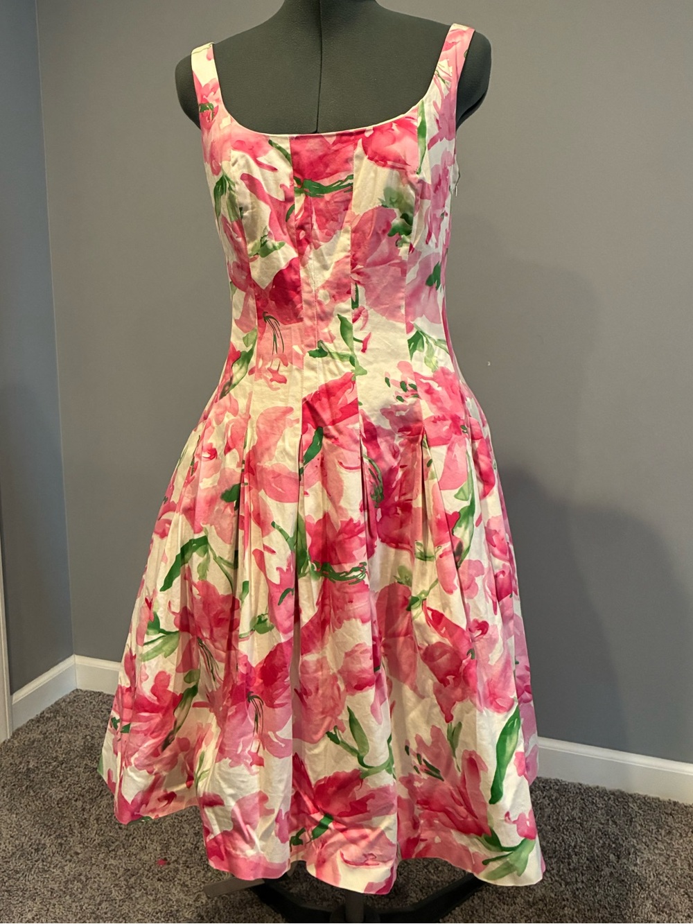 American living floral dress size 8